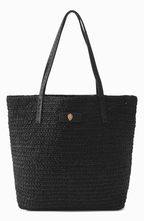 Davoletta Raffia Crochet Small Tote Bag