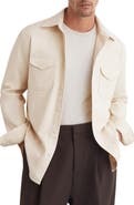 Reiss Astra Cotton Shirt Jacket