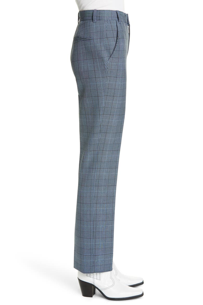 Plaid Suiting Pants, Alternate, color, FOREVER BLUE