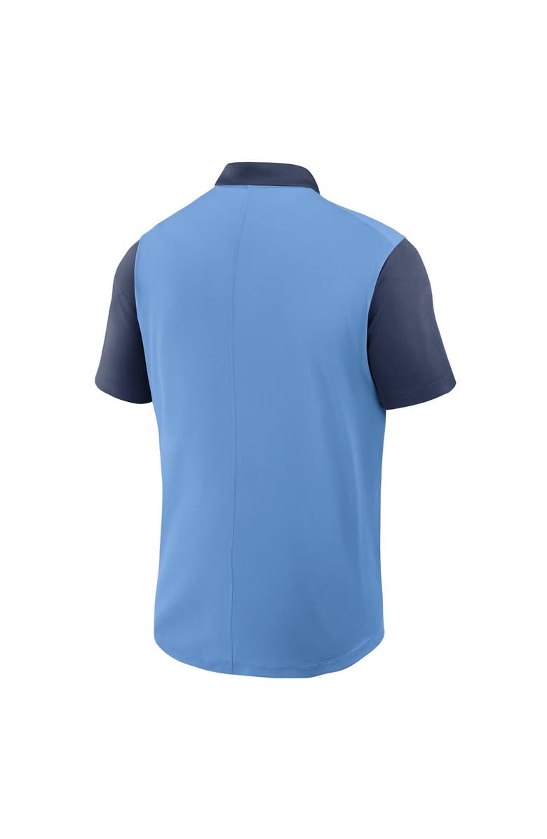 Nike Men
s Nike Light Blue/Navy Minnesota Twins Cooperstown Collection Color-Block Victory Performance Polo, Alternate, color, Light Blue