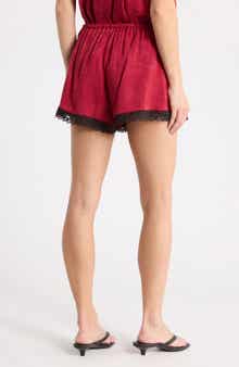 Faux Leather Miniskirt