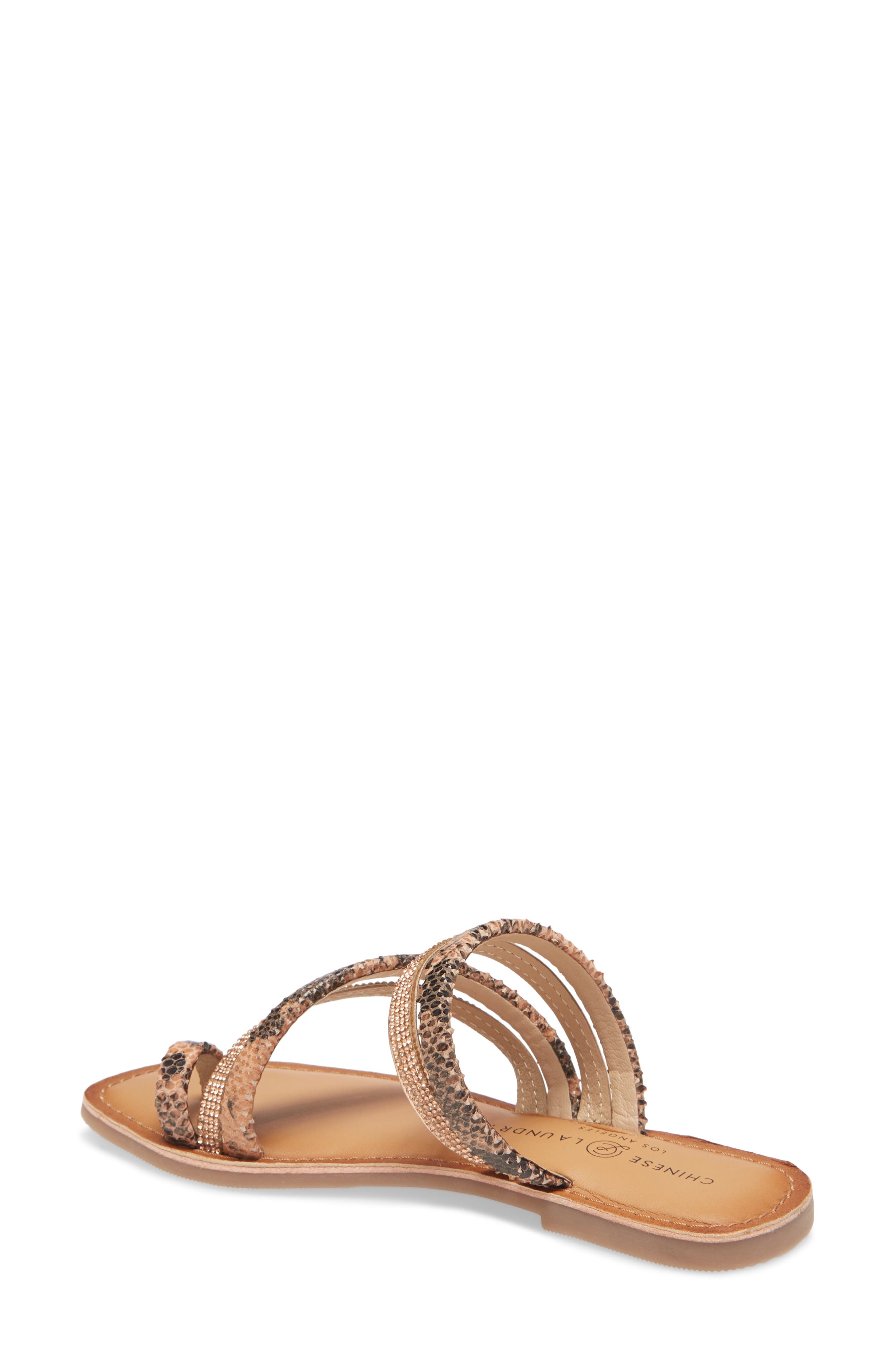 Solar Sandal, Alternate, color, BLUSH/ ROSE GOLD LEATHER
