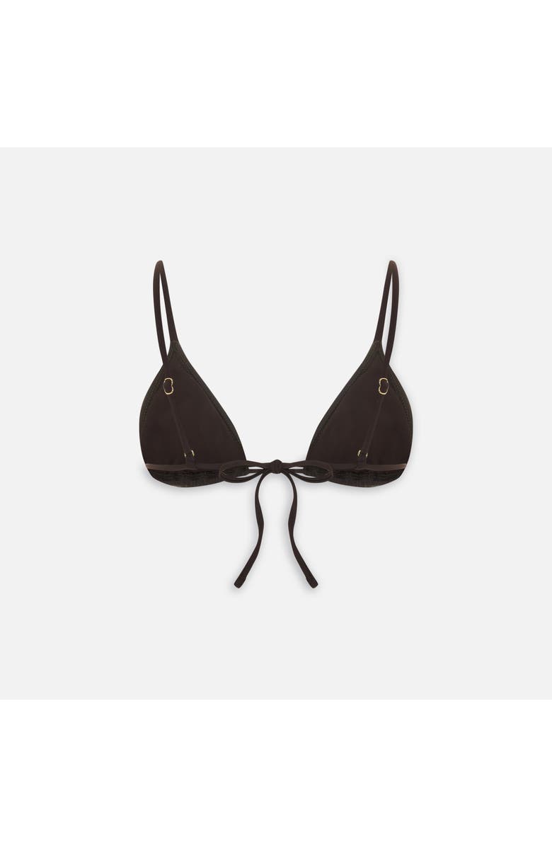 PCFG Store Classic Triangle Bikini Top, Alternate, color, Brown
