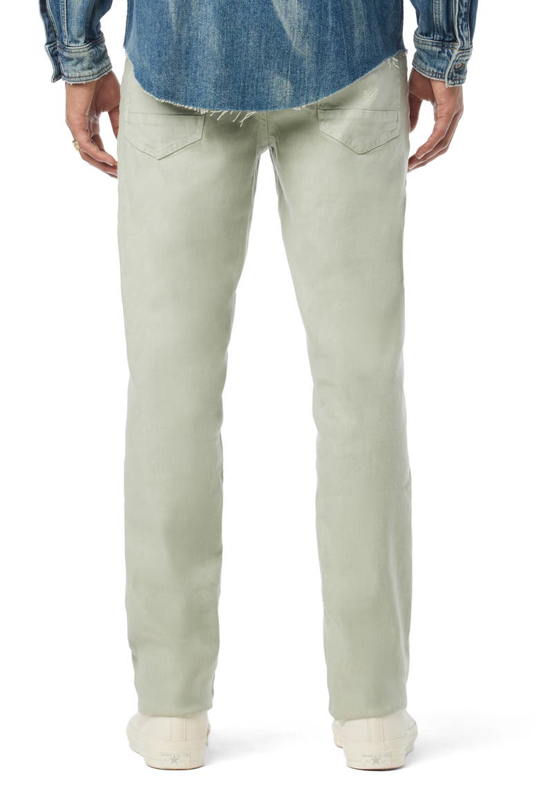 Blake Slim Straight Leg Stretch Linen Blend Five Pocket Pants, Alternate, color, SHELL