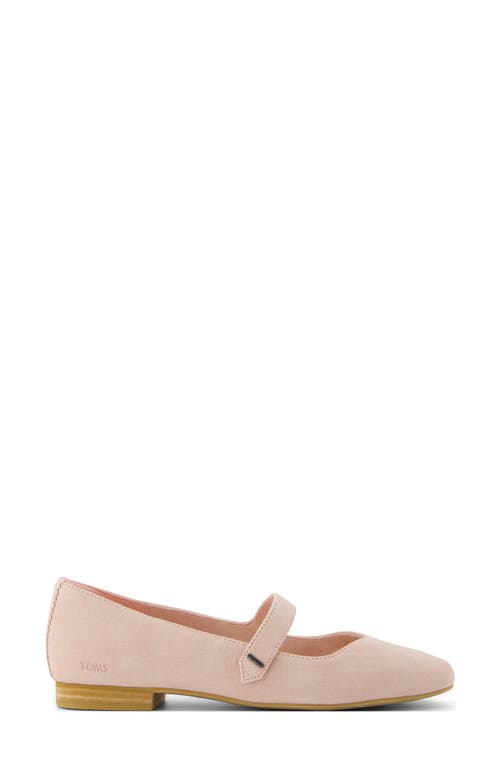 Toms Bianca Mary Jane Flat In Pink