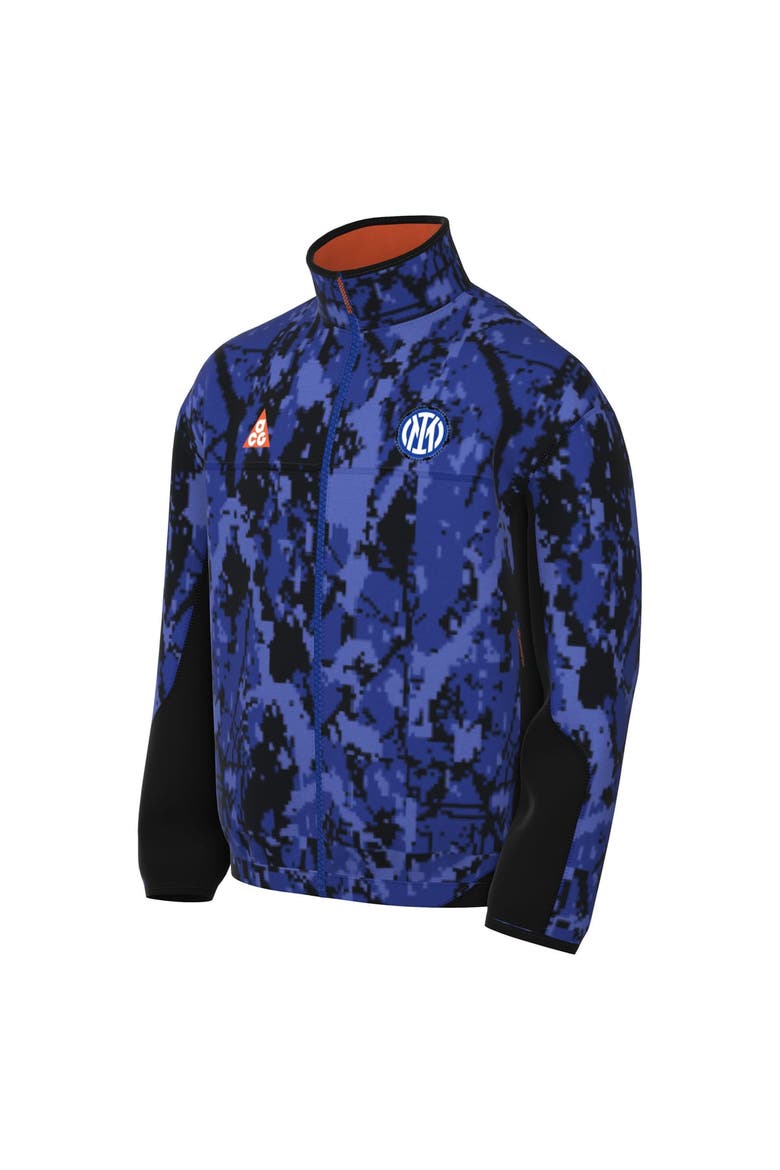 Men's Nike Blue Inter Milan ACG Canwell Glacier Therma-FIT Full-Zip Jacket, Alternate, color, Blue