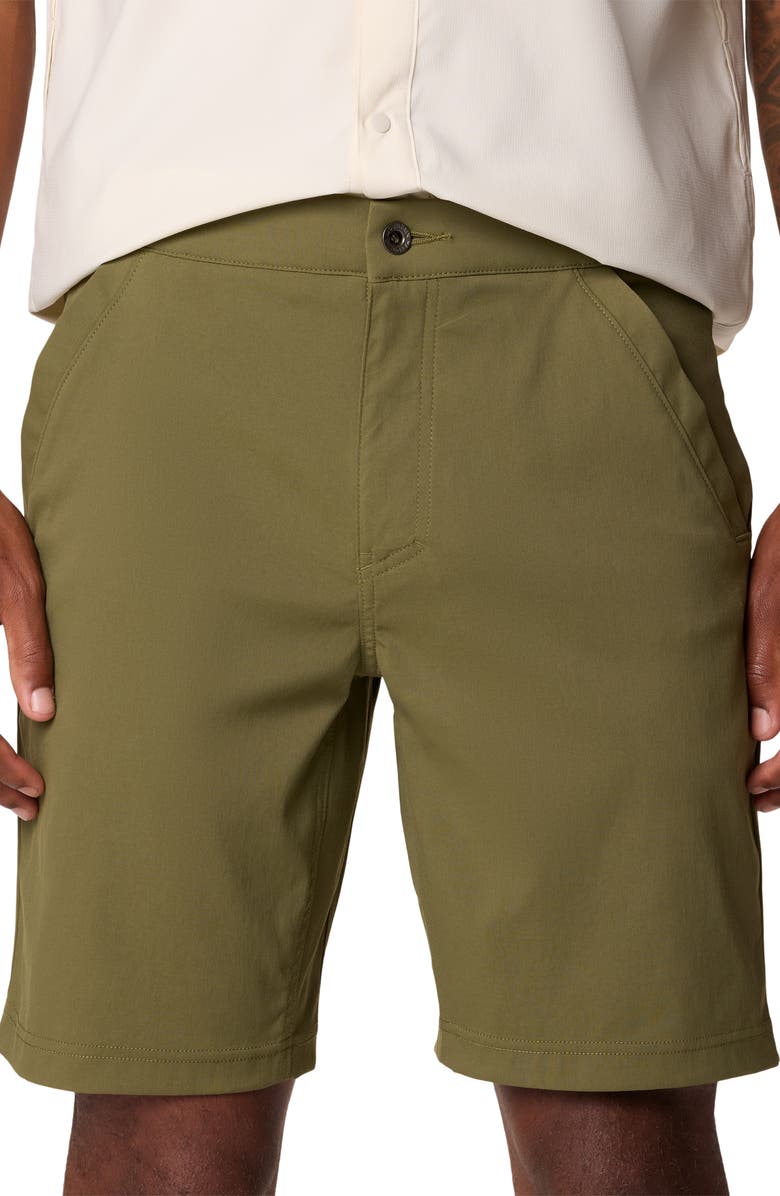 Mountain Hardwear All Purpose Active Crossover Shorts, Main, color, Combat Green