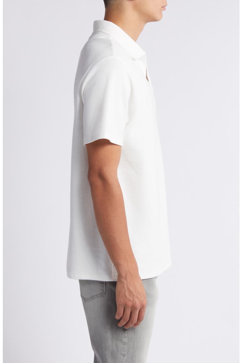 Jacquard Polo, Alternate, color, OFF WHITE