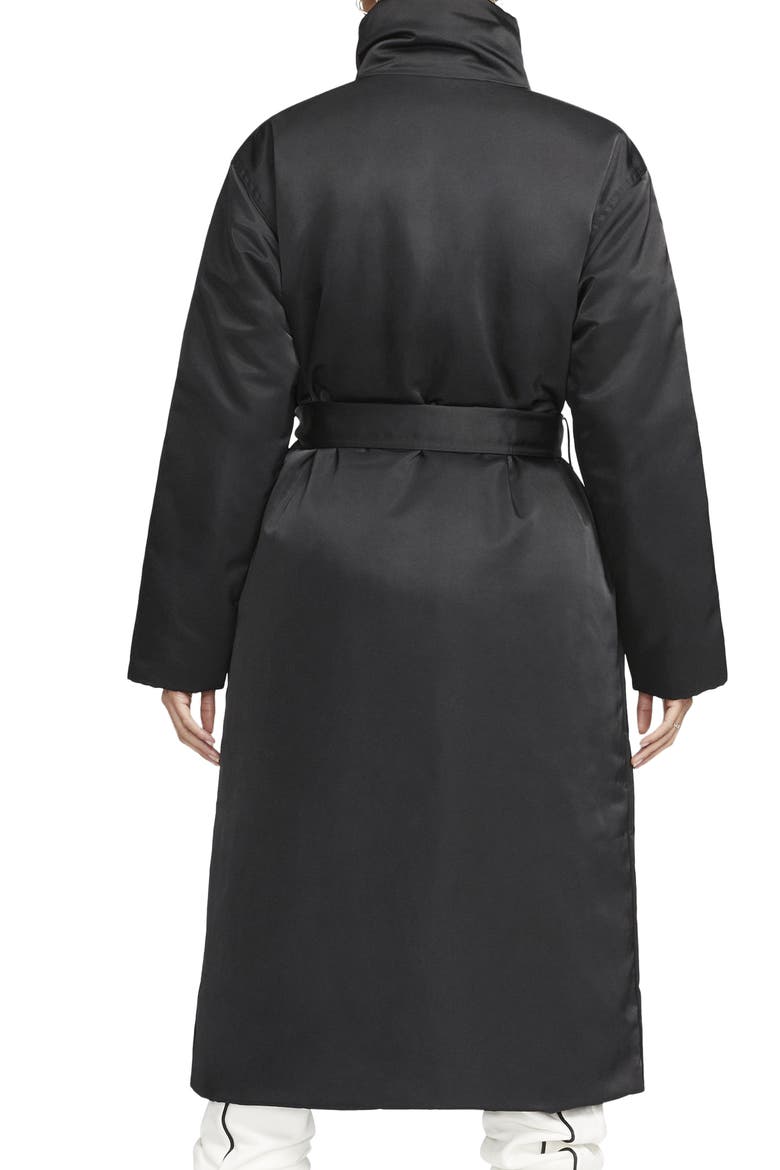 Sportswear Longline Parka, Alternate, color, BLACK/ PHOTON DUST