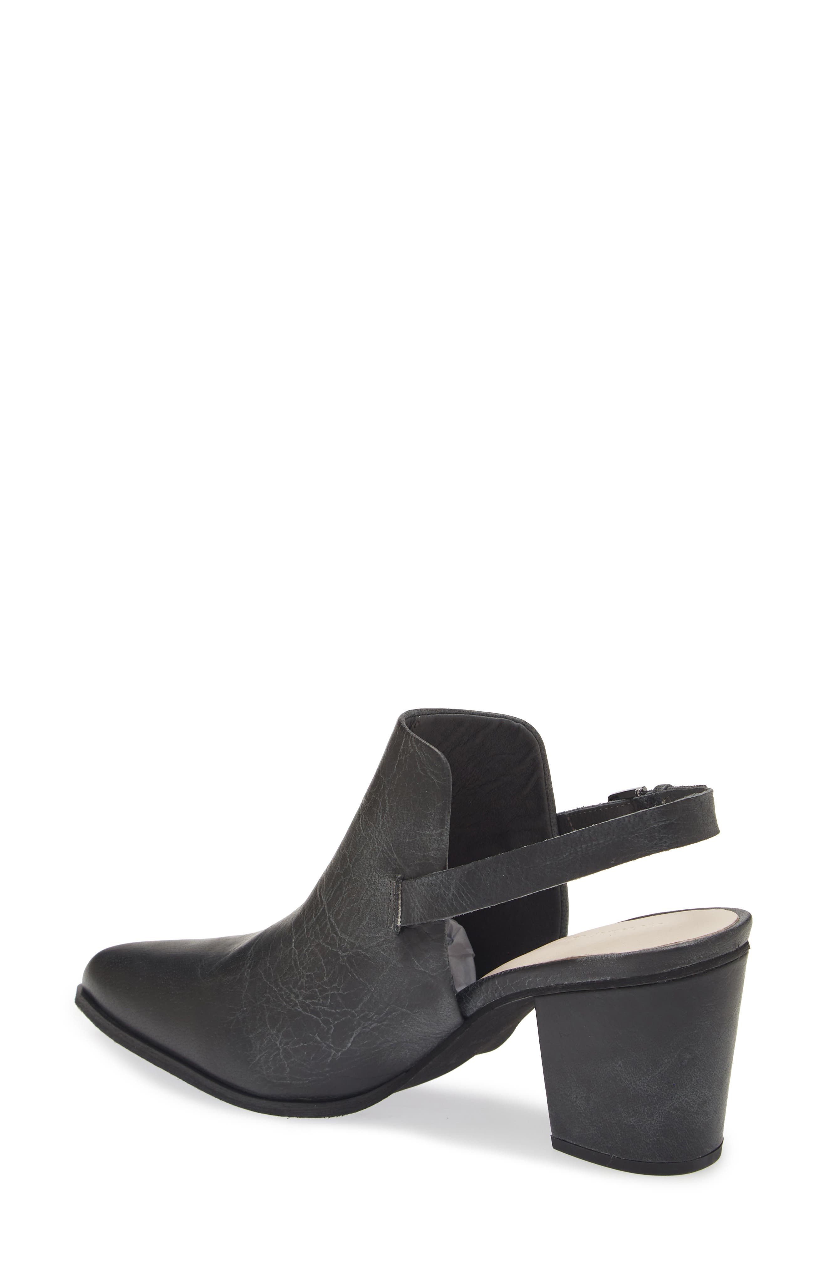 Chocolat Blu Eldorado Slingback Pointed Toe Mule, Alternate, color, Black Leather