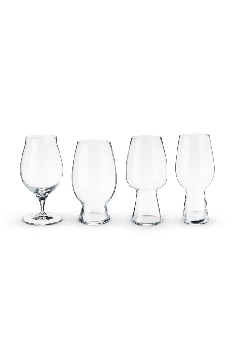 SPIEGELAU Craft Beer Tasting Glass Kit Set of 4, Alternate, color, Clear