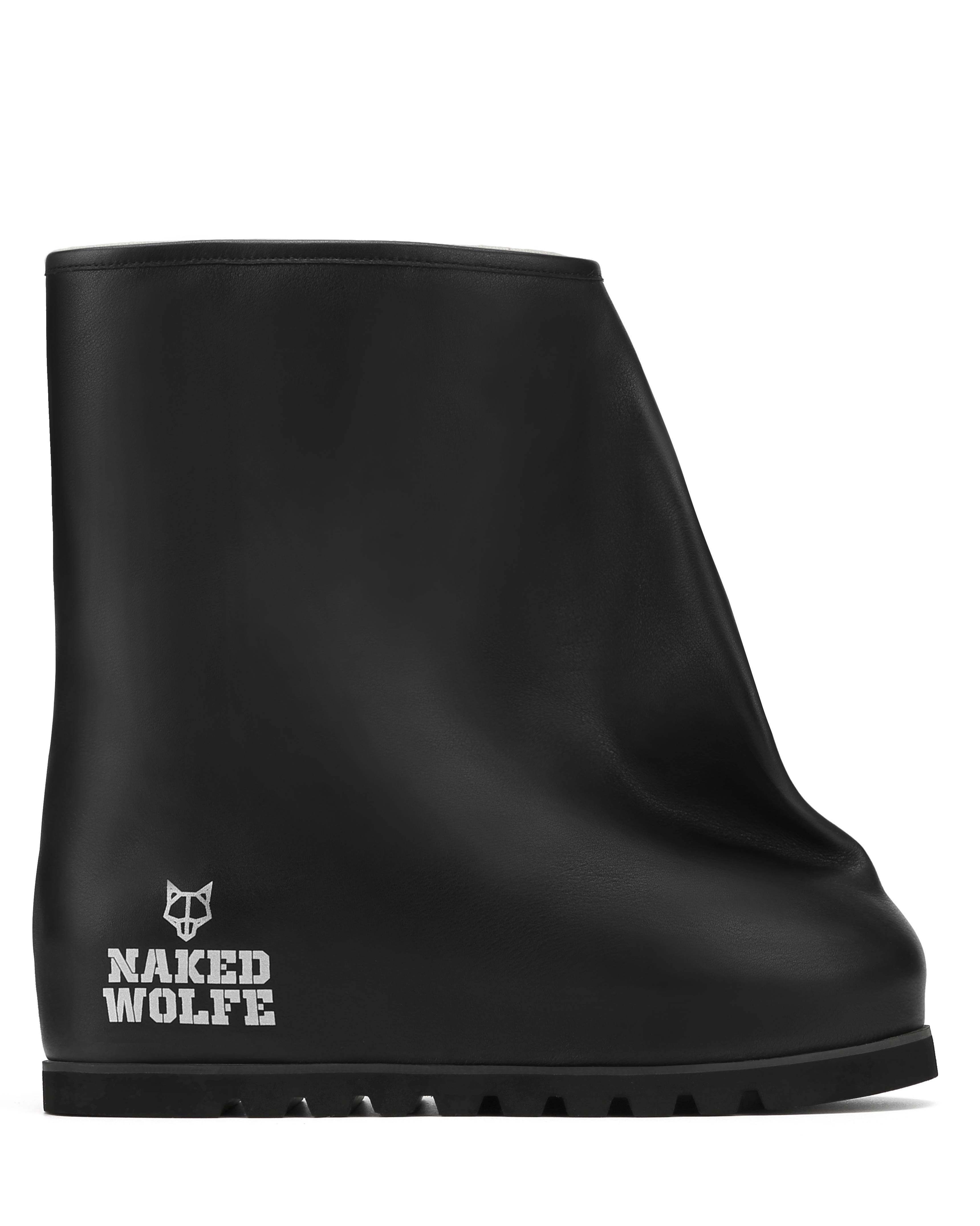 Naked Wolfe The Bag Boot Leather, Alternate, color, Black