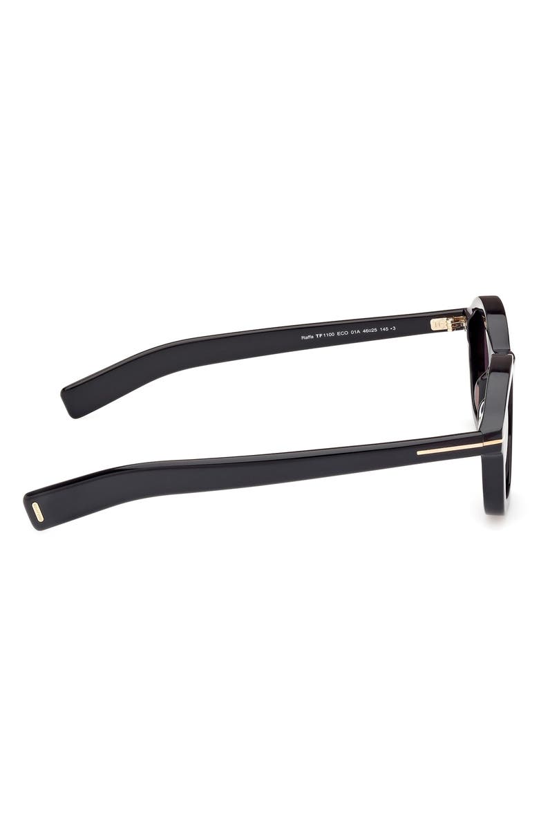 TOM FORD Raffa 46mm Round Sunglasses, Alternate, color,
