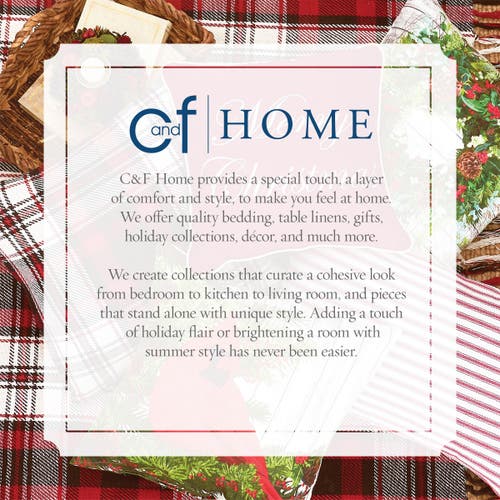 C & F Home C&f Home Poinsettia Botanical Towel In Multi