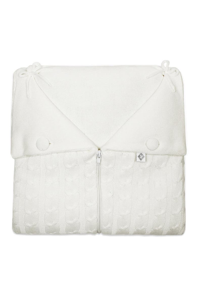 Cocoon Zip-Up Wearable Blanket, Alternate, color, OFF WHITE