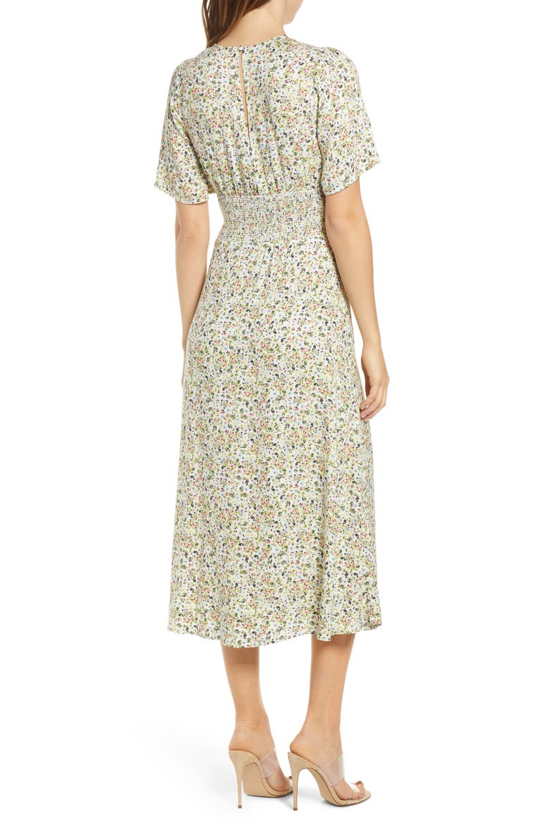 Janice Midi Dress, Alternate, color, DITSY SPRING FLORAL