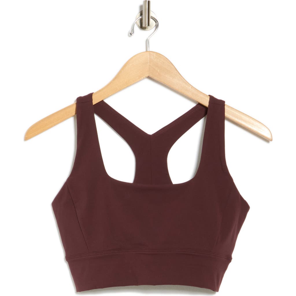 Z By Zella Perform Sports Bra In Burgundy