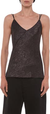 Helmut Lang Crinkle Satin Camisole