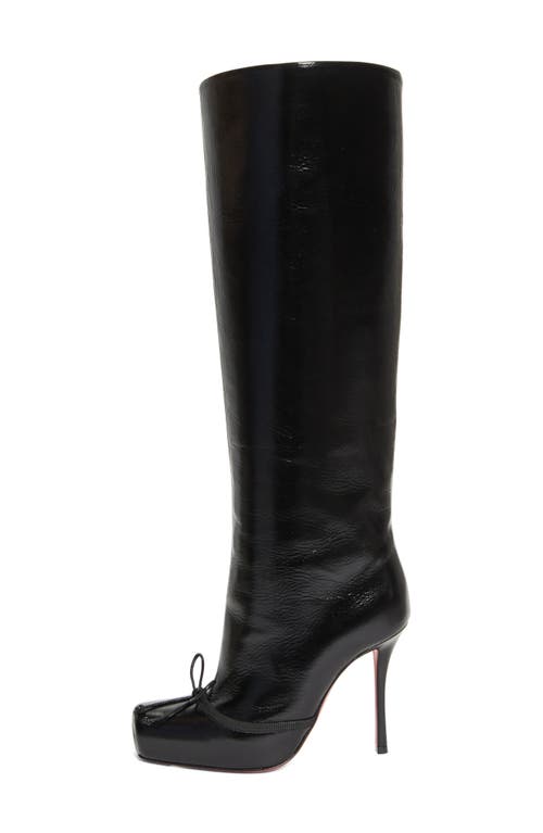 Christian Louboutin Cassia Knee High Boot In Black