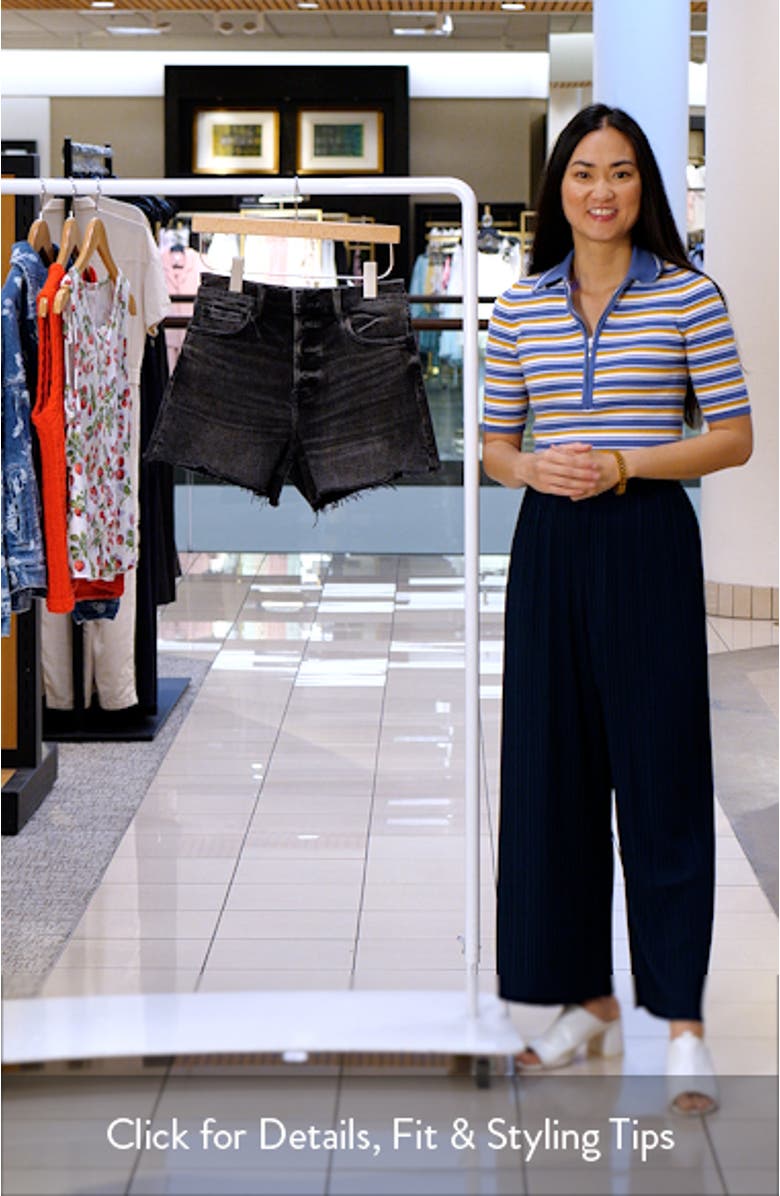 Bottom Line Cutoff Denim Shorts, sales video thumbnail