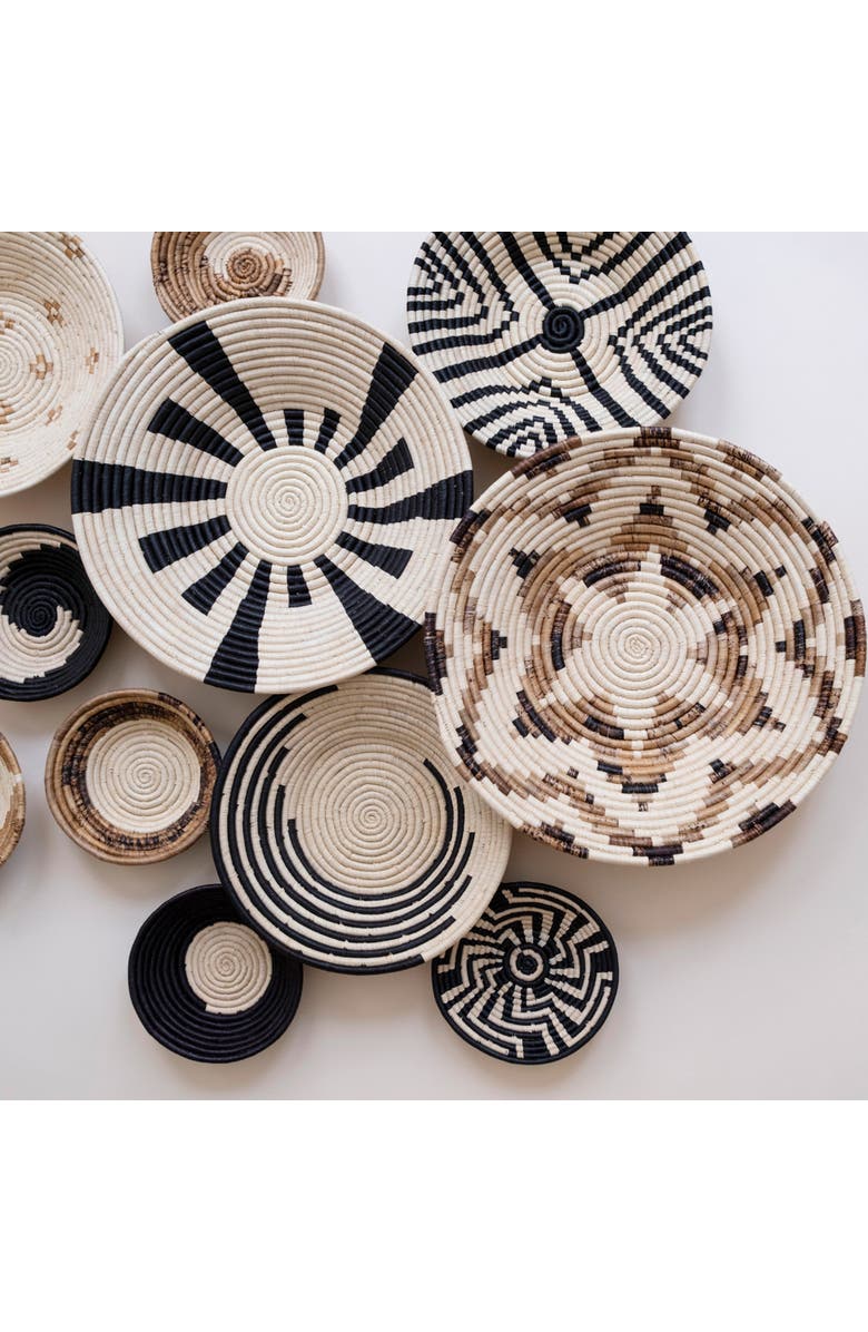 Maadili Collective Breaking Waves Basket, Alternate, color, Natural