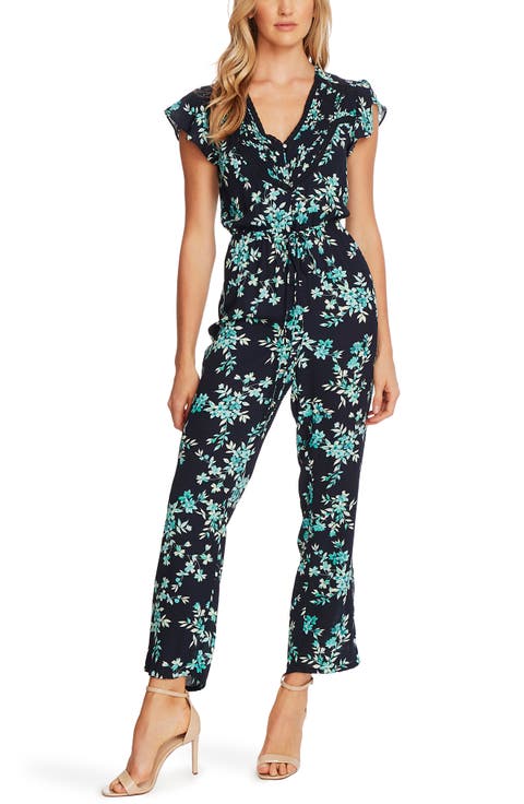 Breezy Bouquet Flutter Sleeve Jumpsuit