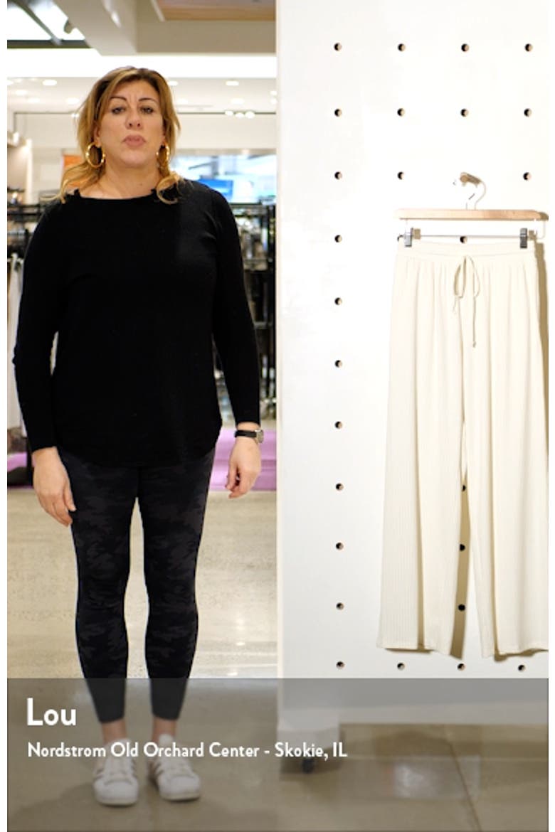 Wide Leg Drawstring Pants video
