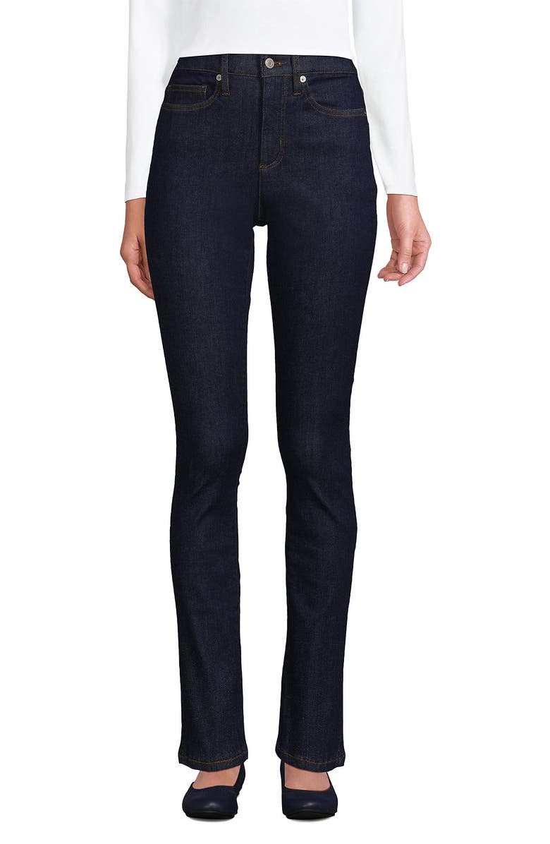 Lands' End Denim High Rise Slimming Skinny Jeans, Main, color, 