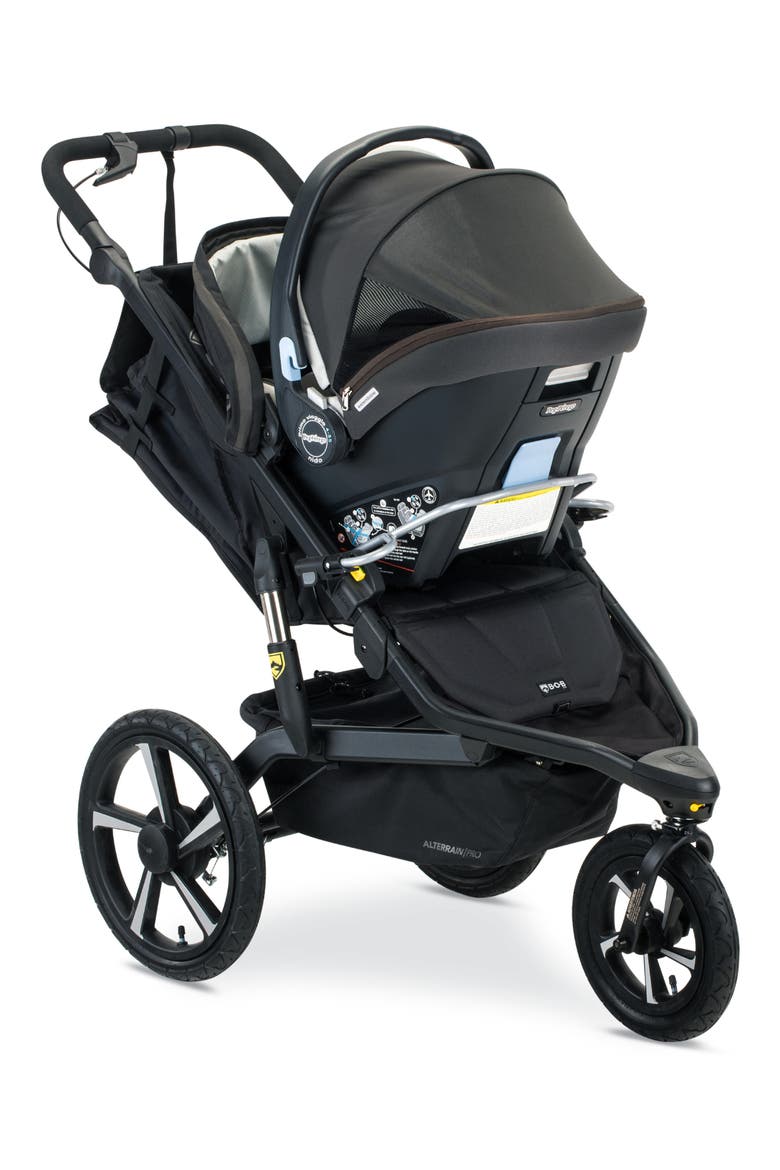 Single Stroller Adapter to Peg Perego Infant Car Seat Adapter, Main, color, BLACK