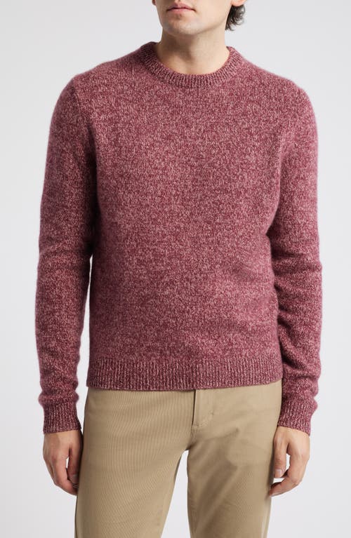 Scott Barber Marled Cashmere Sweater in Port Marl 