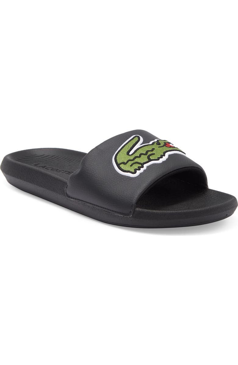 Lacoste Croco Slide Sandal, Main, color,
