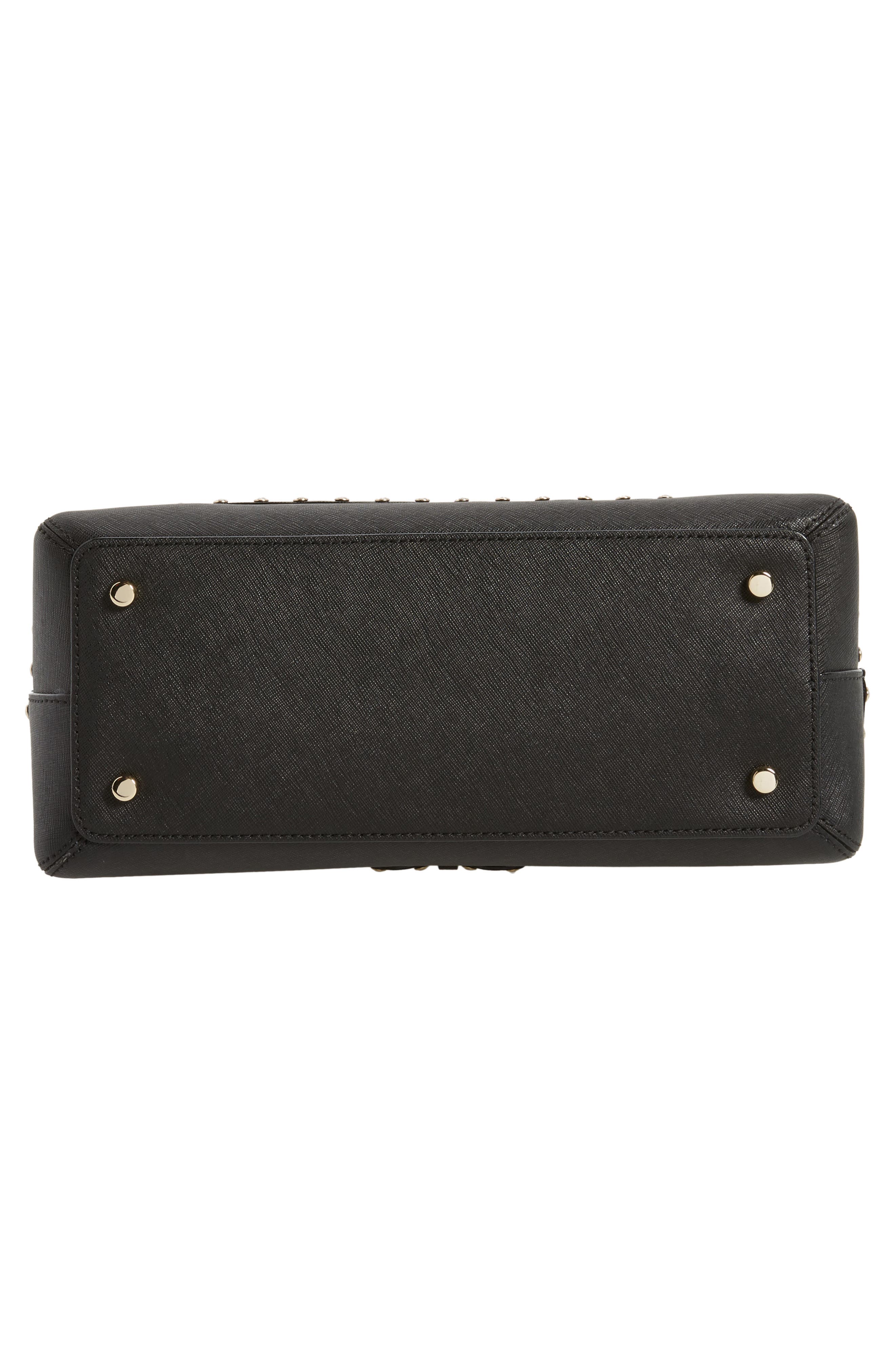 Kate Spade New York cameron street - jeweled lottie leather satchel, Alternate, color, 