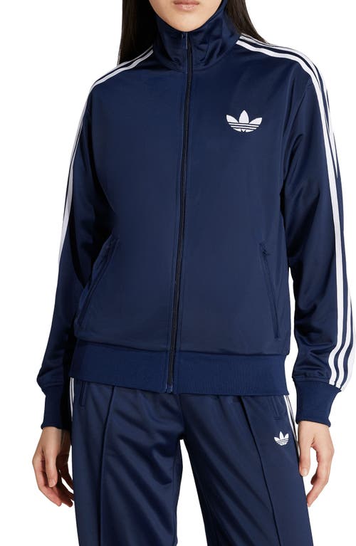Adidas Originals Firebird Adicolor Three-stripe Logo Sweatshirt In Blue