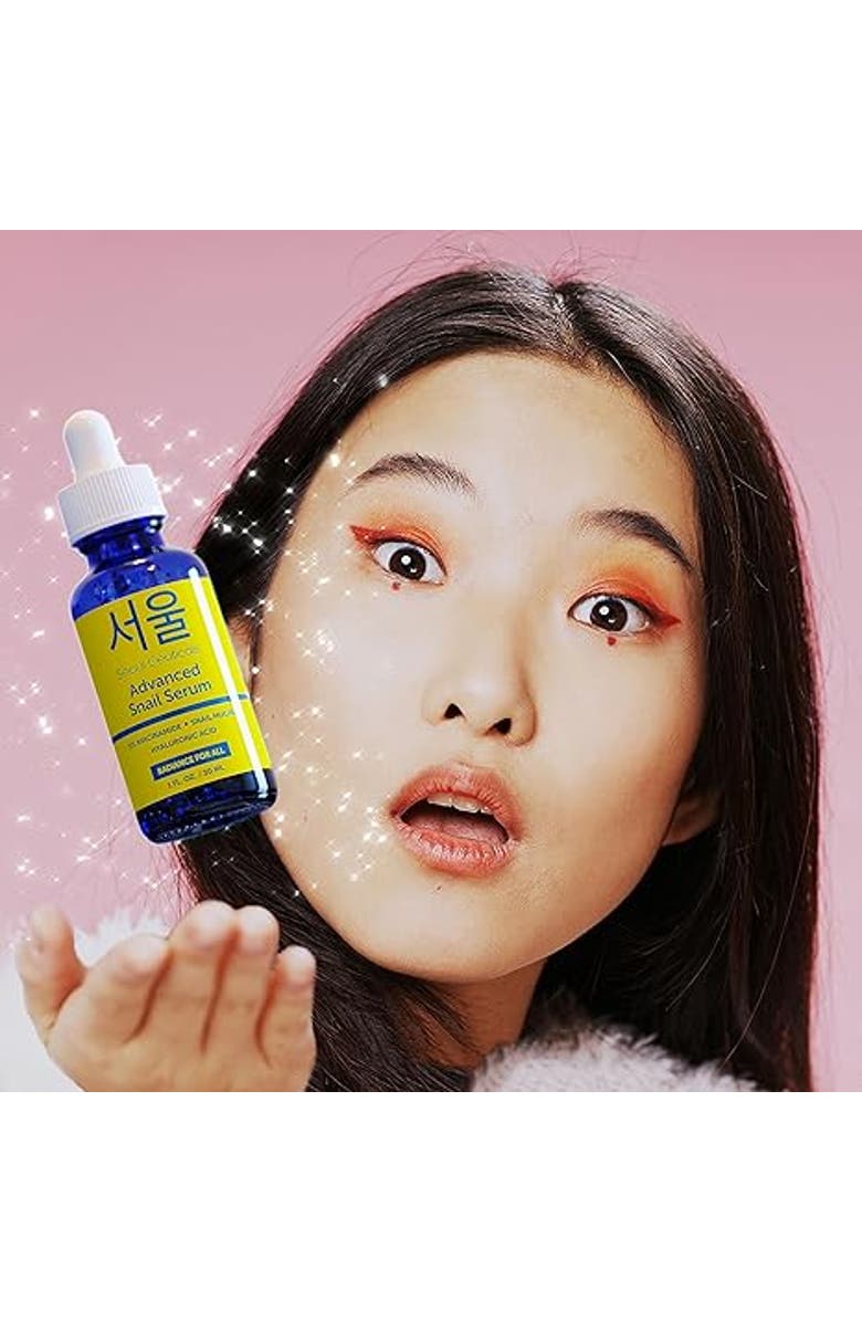 Seoul Ceuticals Advanced Snail Korean Skin Serum, Alternate, color, Clear