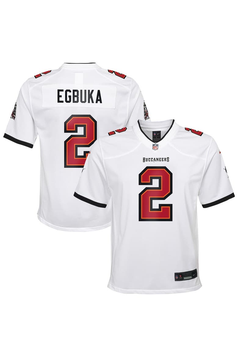 Youth Nike Emeka Egbuka White Tampa Bay Buccaneers White Game Jersey, Main, color, White