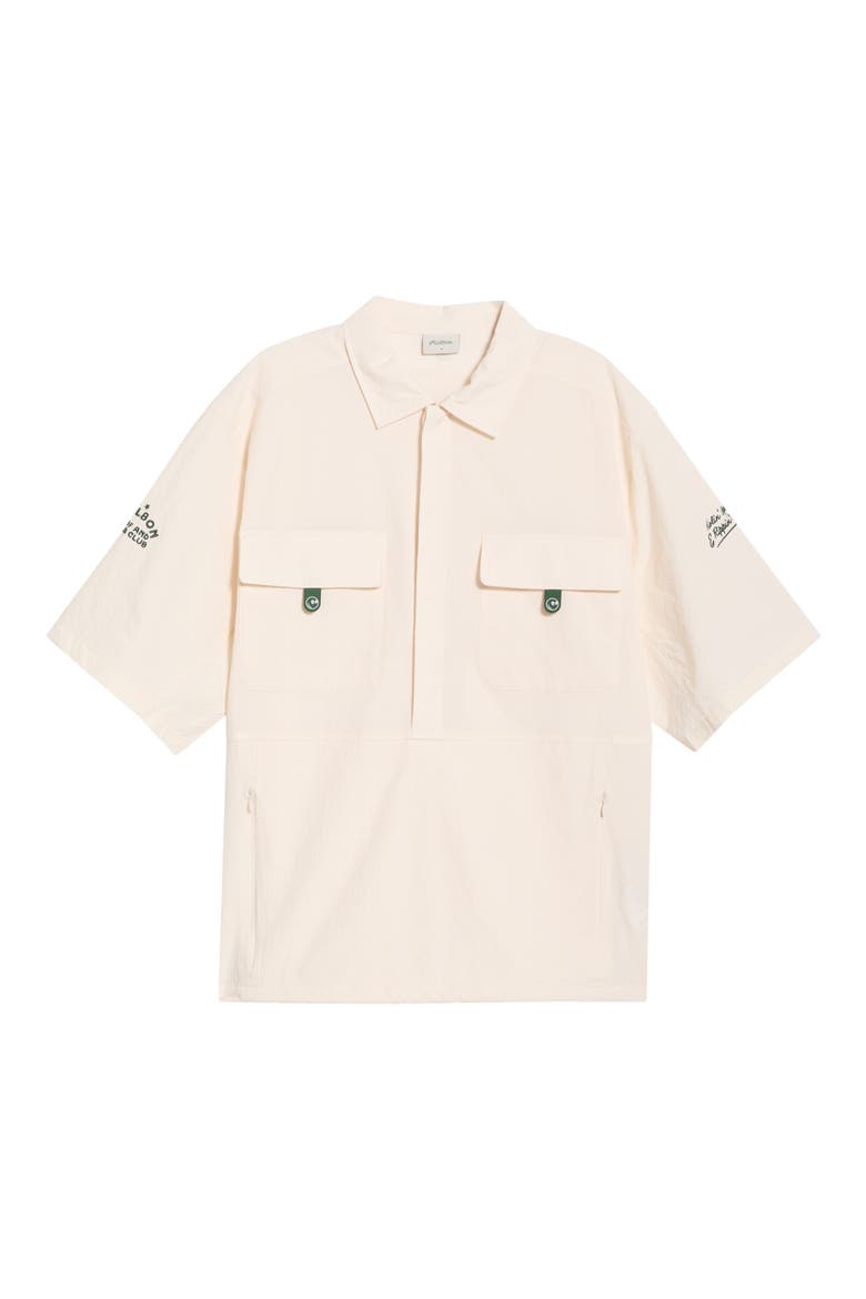 Bass Club Seersucker Popover Windshirt, Alternate, color, IVORY