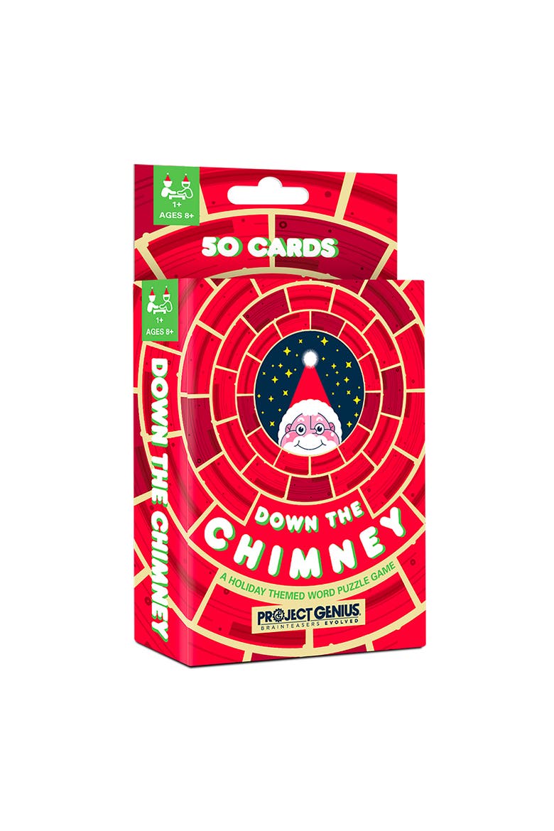 Down The Chimney A Holiday Themed Word Puzzle Game, 50 Word Ladder Challenges, Main, color, Multicolored