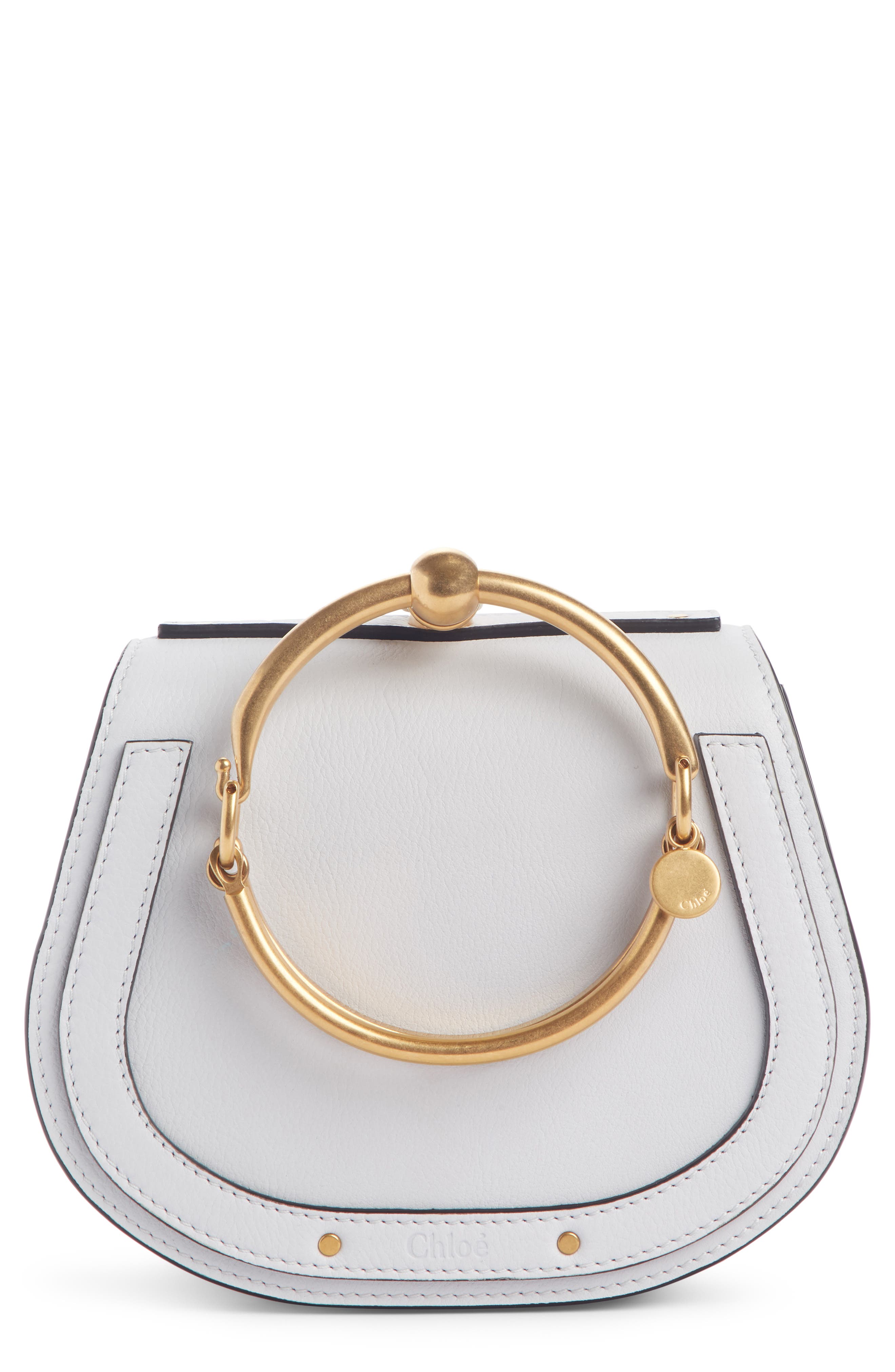 Chloé Small Nile Bracelet Leather Crossbody Bag, Main, color, 