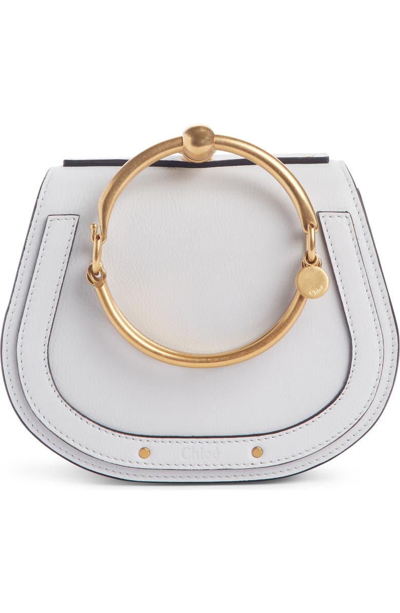 Chloé Small Nile Bracelet Leather Crossbody Bag, Main, color,