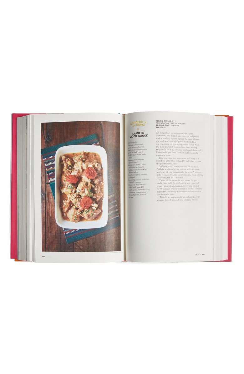 Phaidon Press 'Mexico: The Cookbook' Recipe Book, Alternate, color, Pink