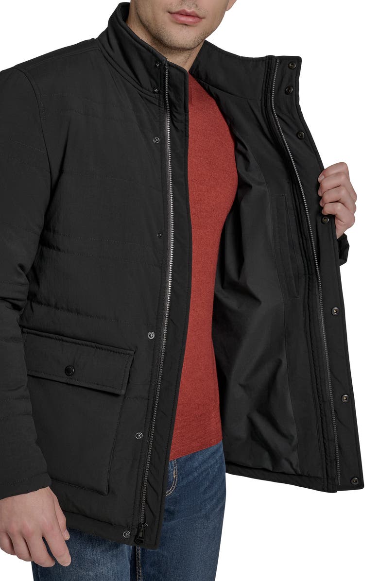 Cole Haan Signature Stretch Crinkle Quilted Jacket, Alternate, color,