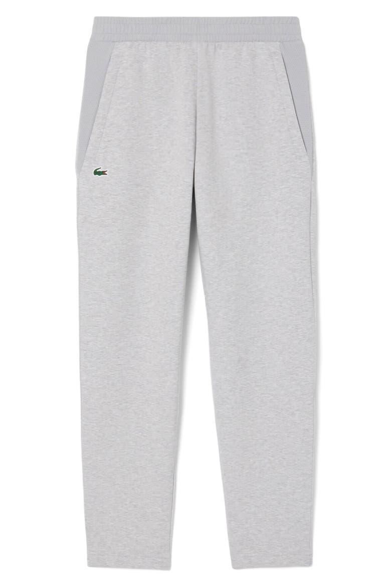 Mesh Panel Tapered Track Pants, Alternate, color, GREY CHINE/ LIGHT GREY