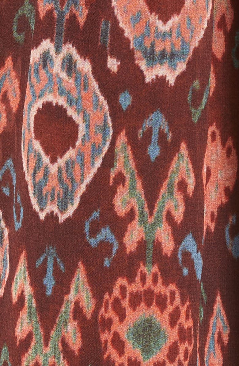 Ulla Johnson Emine Ruffle Silk Midi Dress, Alternate, color,