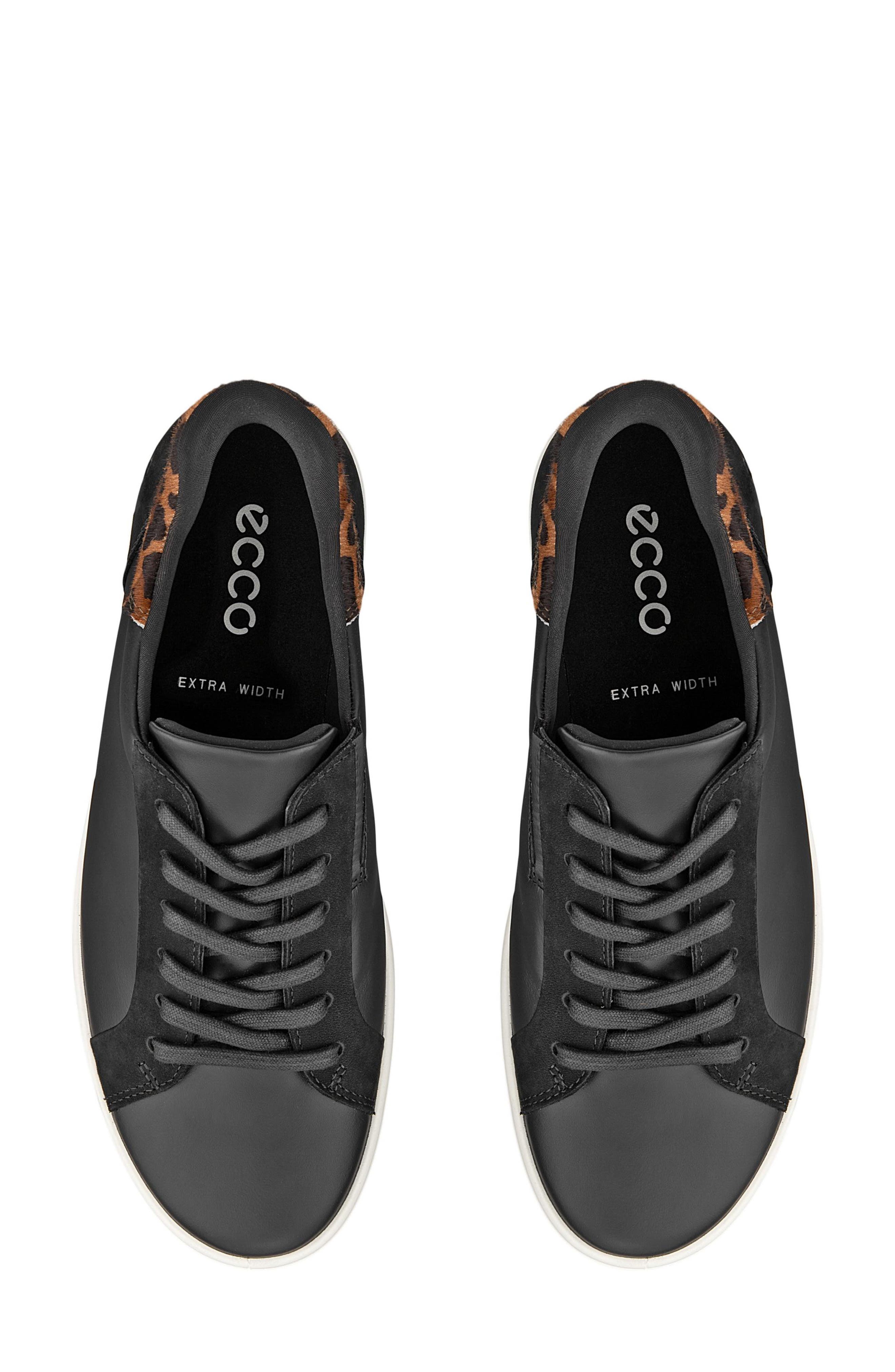 Soft 7 Sneaker, Alternate, color, BLACK/ LEOPARD