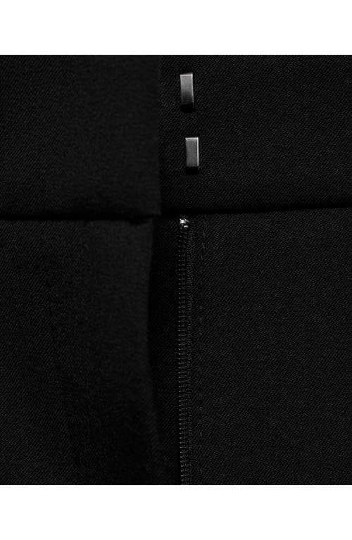 Shop Mango Flare Pants In Black