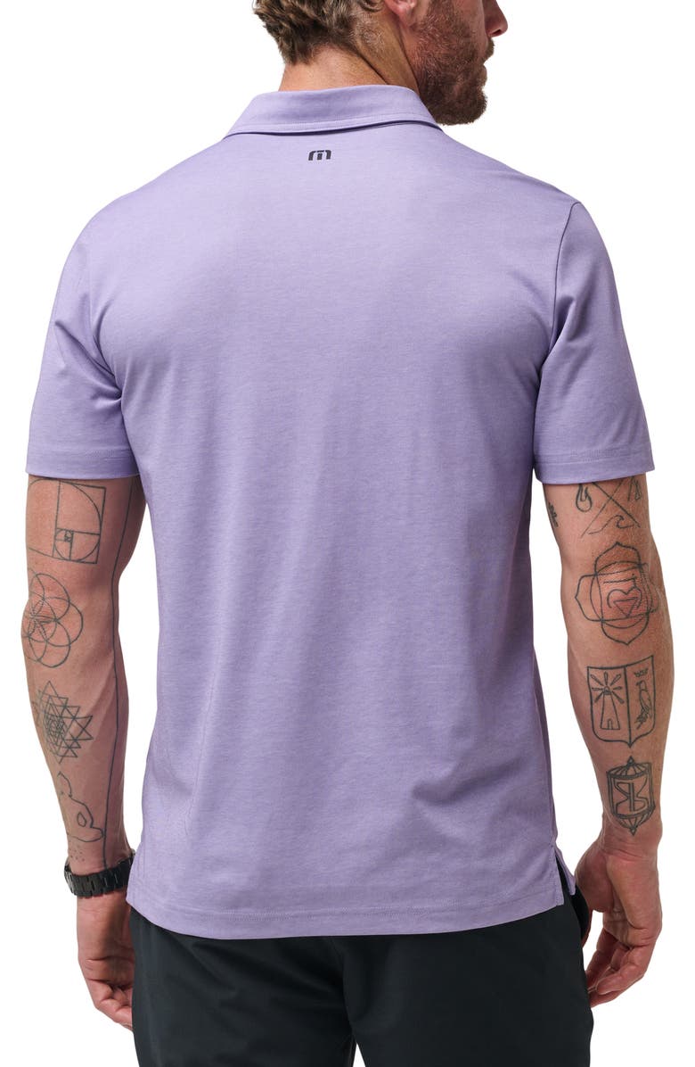 TravisMathew Ukulele Sunrise Piqué Polo, Alternate, color, Heather Imperial
