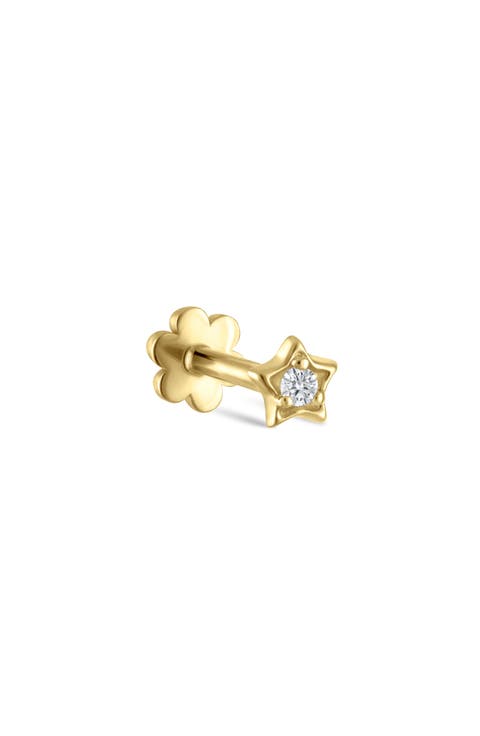 Diamond Solitaire Single Stud Earring