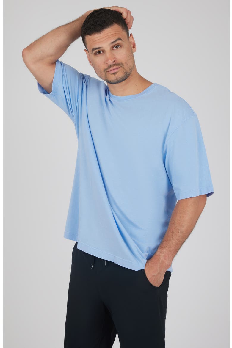 Acid Stretch Cotton T-Shirt, Alternate, color, WINDSURFER