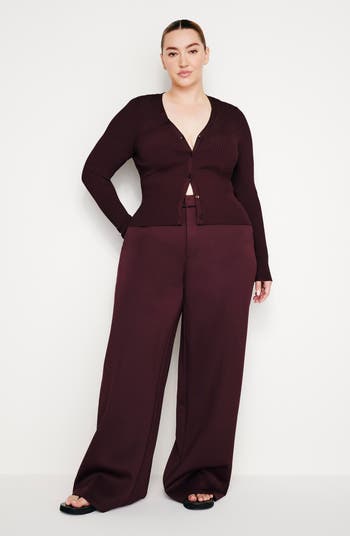 Luxe Suiting Wide Leg Pants