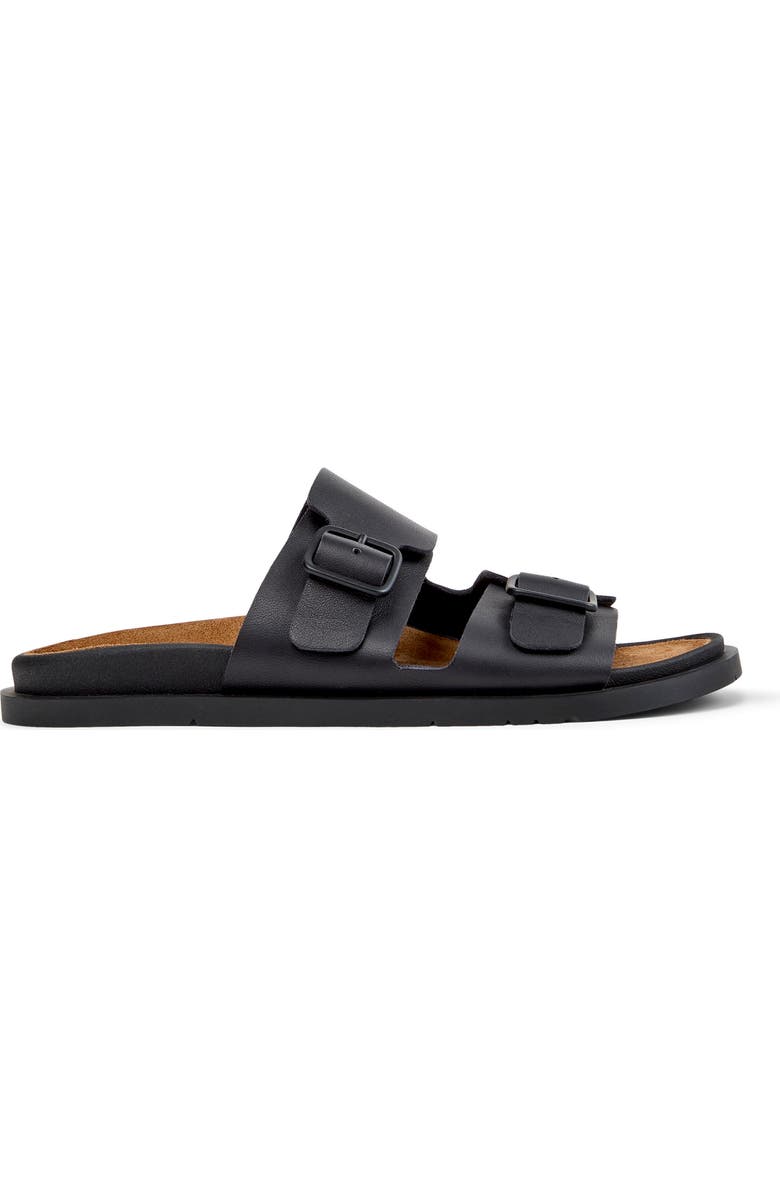 Camper Lluc 2-Strap Sandal, Alternate, color, Black